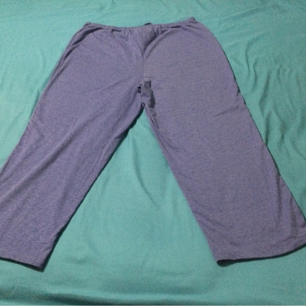 Blue-Indigo Pyjama Pants. - Picture 4 of 4